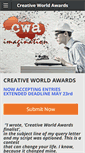 Mobile Screenshot of creativeworldawards.com